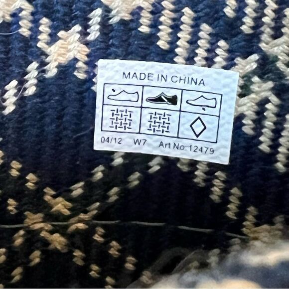 CROCS women’s boots dark green w/plaid design women Size 7 GUC - Picture 6 of 16